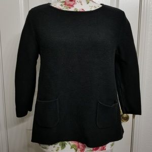 Loft front pockets sweater top